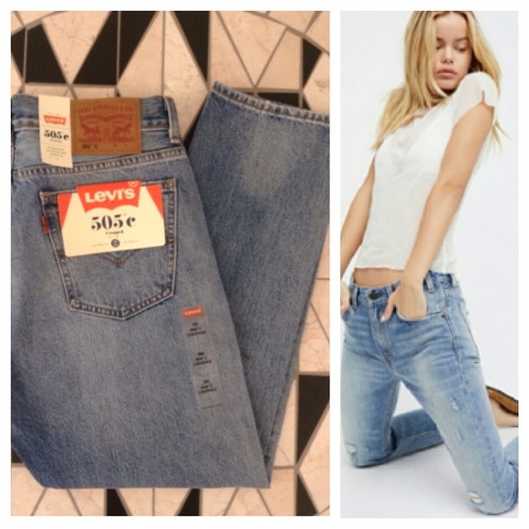 Levi's Denim - LEVI'S - 505c Distressed Vintage Style Jeans
